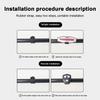 Bike TailLight Compact Size Night Cycling Light Dual-Color Bicycle Tail Light RainProof Bike Rear Lamp USB Rechargeable Remote Control Turn Signal