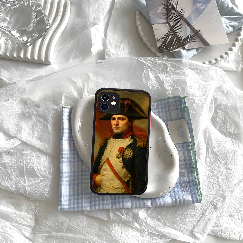 

Napoleon Bonaparte Silicone Case For IPhone 16 15 14 13 12 11 Pro Max Plus X XS MAX Shockproof Matte Cover iphone Xs Max