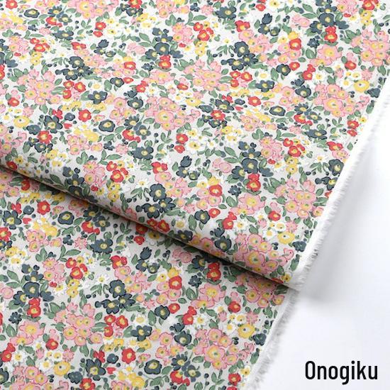 Pure Cotton Floral Poplin Fabric for Girls' Summer Dresses – Fresh Pastoral Print