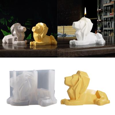 Silicone Lion Candle Mold Aromatherapy Candle Mold 3d Animal Plaster Epoxy Mold for DIY Soap Present Candle Making