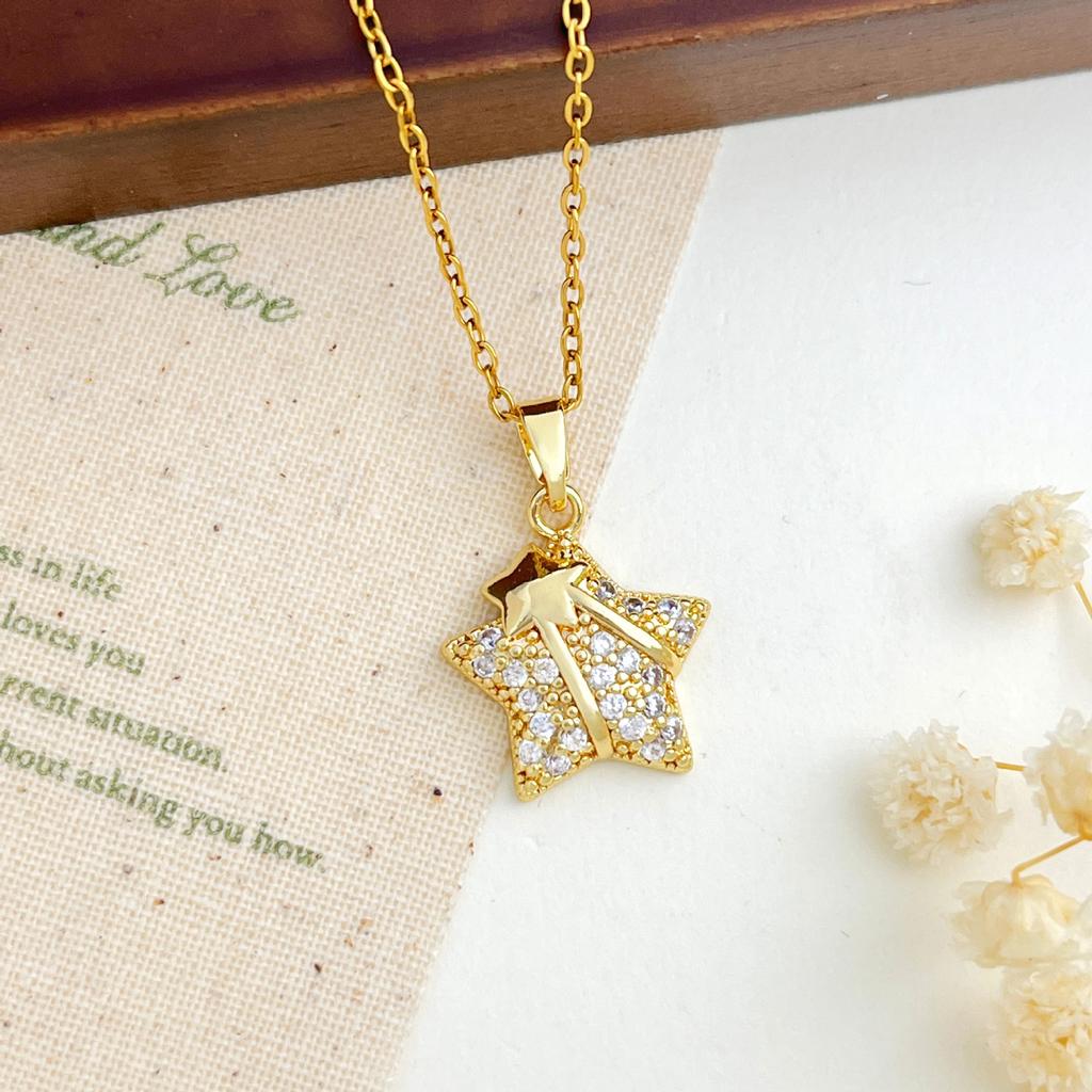 Necklace Star Necklace Accessory Women's Small-Scale Designated Elegant Collar Chain