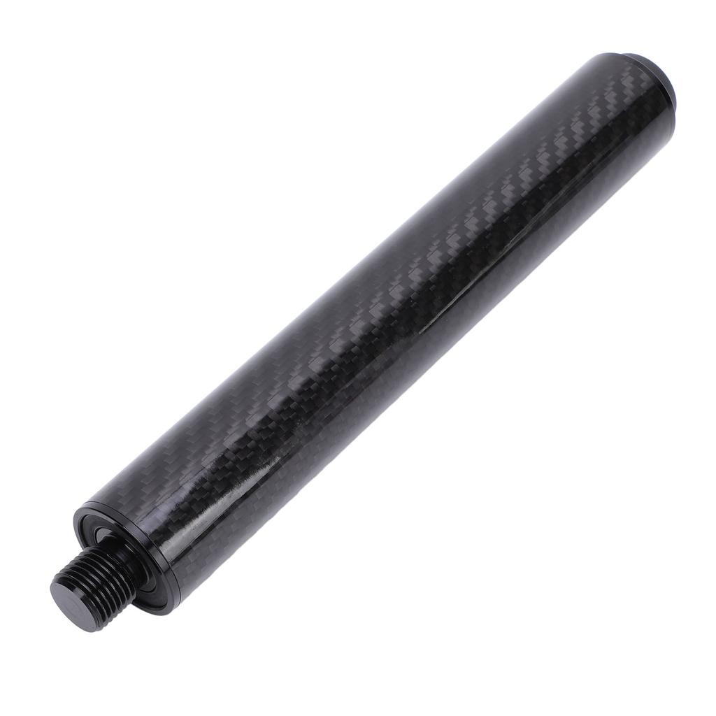 8 Inch Carbon Fiber Billiard Pool Cue Extension Pool Club Extender with Rubber End Cap Billiards