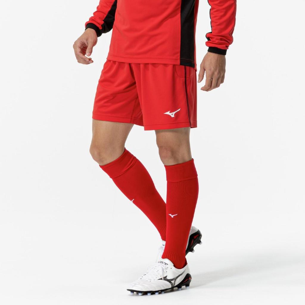 Soccer goalkeeper shorts, easy to move in, P2MBC075, unisex, Chinese Red, size M