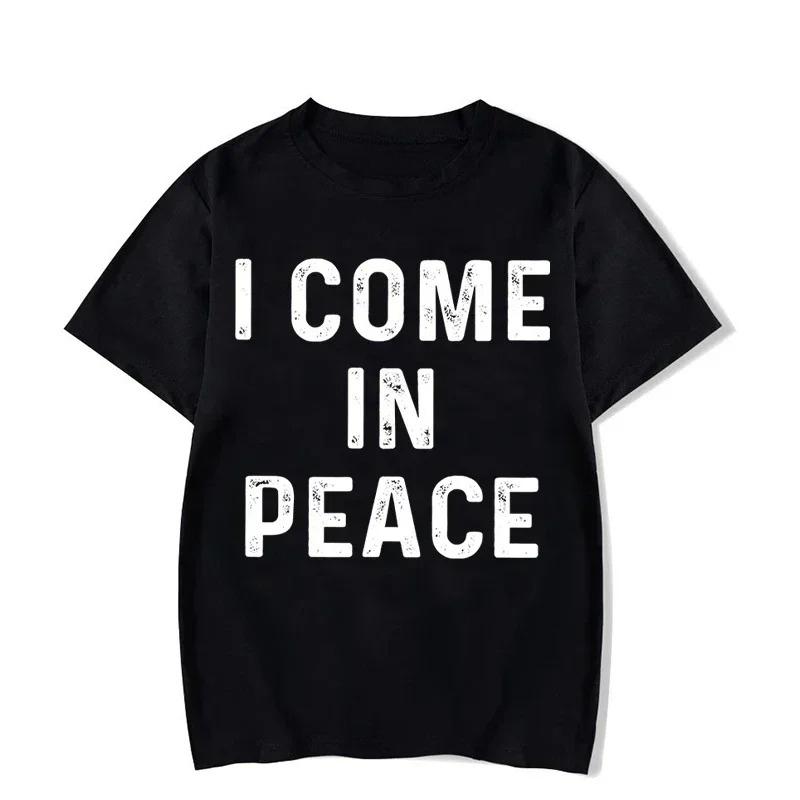 

I Come in Peace Im Peace Funny Matching Couples I Come in Peace Couple Matching Women TShirt Lovers Men Tshirts Tee Y2k Clothes S
