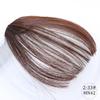 Air Bangs Pure Bangs Hair Extension Synthetic Wig Natural Black Light Brown Dark Brown Black High Temperature Fiber