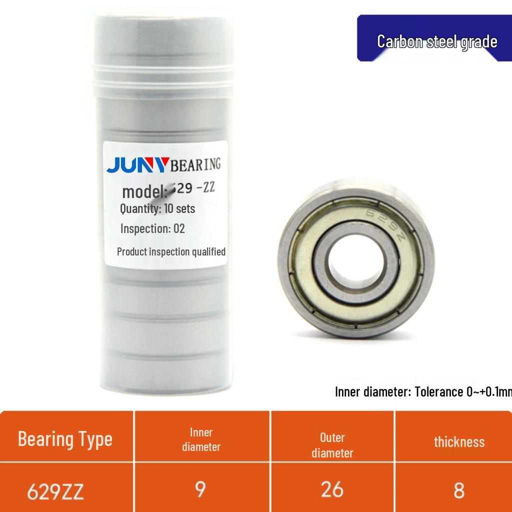 High-Speed Miniature Bearings 623-629 for Toys and Motors (ZZ/RS)