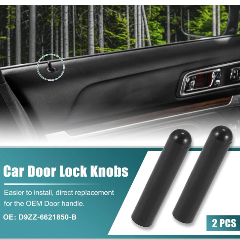 Gałka Blokady Drzwi Pin Ciągnący Gałki Blokady Drzwi Przednich i Tylnych Pasują do Modeli F-150 D9Zz-6621850-B Fodz-5421850-A