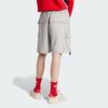 Adidas Originals Utility Logo Vintage Cargo Loose Fit Sports Shorts Men Shorts Light-Gray JD5382