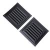 2PCS Attic Vent with Protective Mesh Aluminum Wall Vent Square Louver Ventilation Grille for Exterior Door Garage