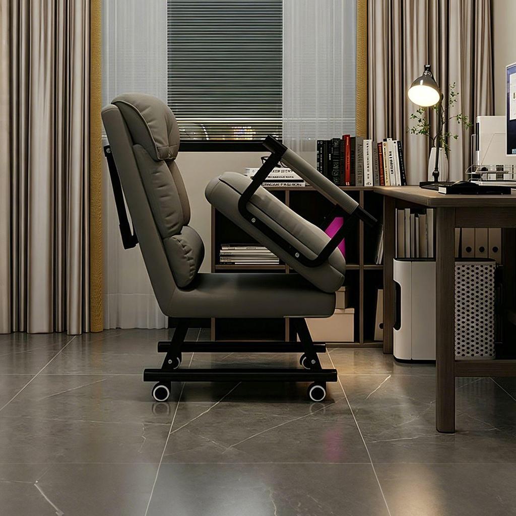 Multi-Use Folding Lounge Chair with Backrest for Office, Dorm, or Home.