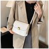 Dames Mode Eenvoudig Retro Dagelijks Crossbody Schouder Kleine Vierkante Tas