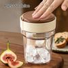 Cold Brew Cup with Ice Cube Mold 500ml Portable Coffee Cup Simple Dual-Use Ice Cube Maker Cup for Summer