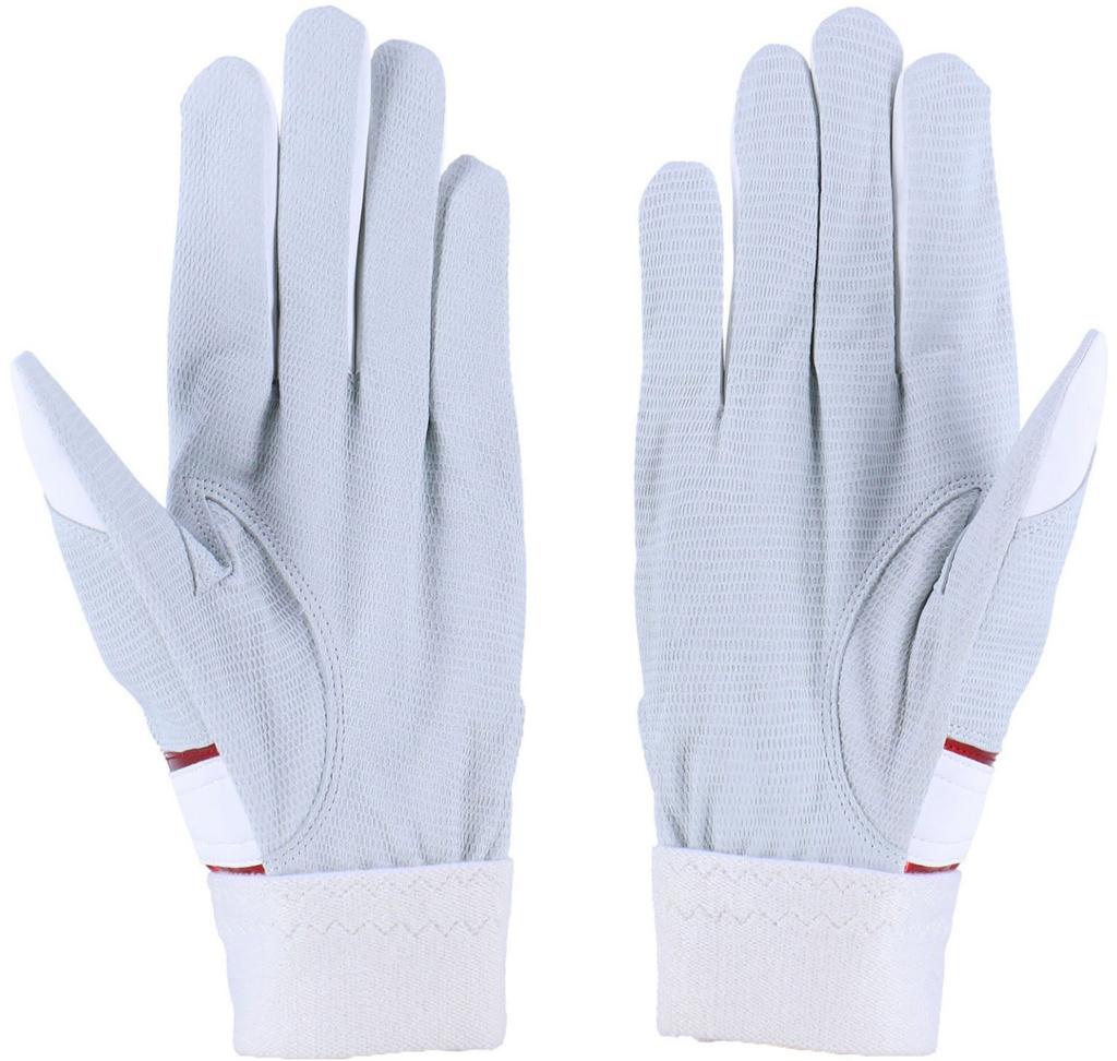 ZETT Batting Gloves Both Hands Prostatus BG318 White X Red