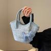 Bag Summer Women's 2025 New Niche Textured Portable Vegetable Basket Bag Fashion Versatile Shoulder Crossbody Bag