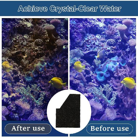 Small Aquarium EcoRenew Filter Cartridges Replacement for Aqueon QuietFlow Internal Power Filter with SmartClean Technology 15 Gallon Aquarium, Fish