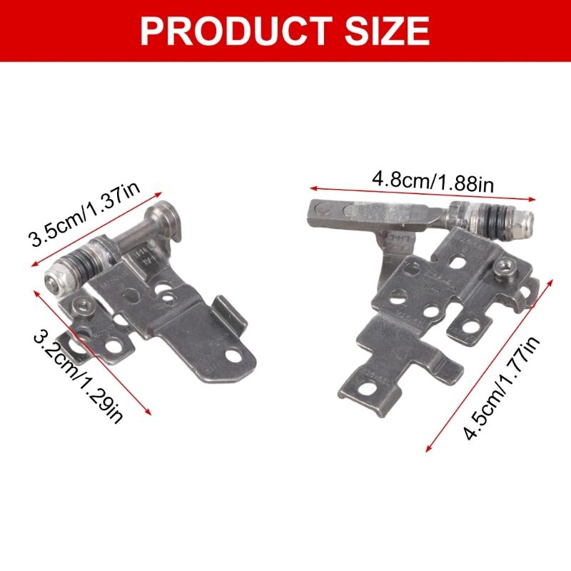 Metal Laptop Screen Hinge Assembly for 6IRL7 SLIM5 16ABR8 Laptops Precise Machined Structural Support For Smooth Opening