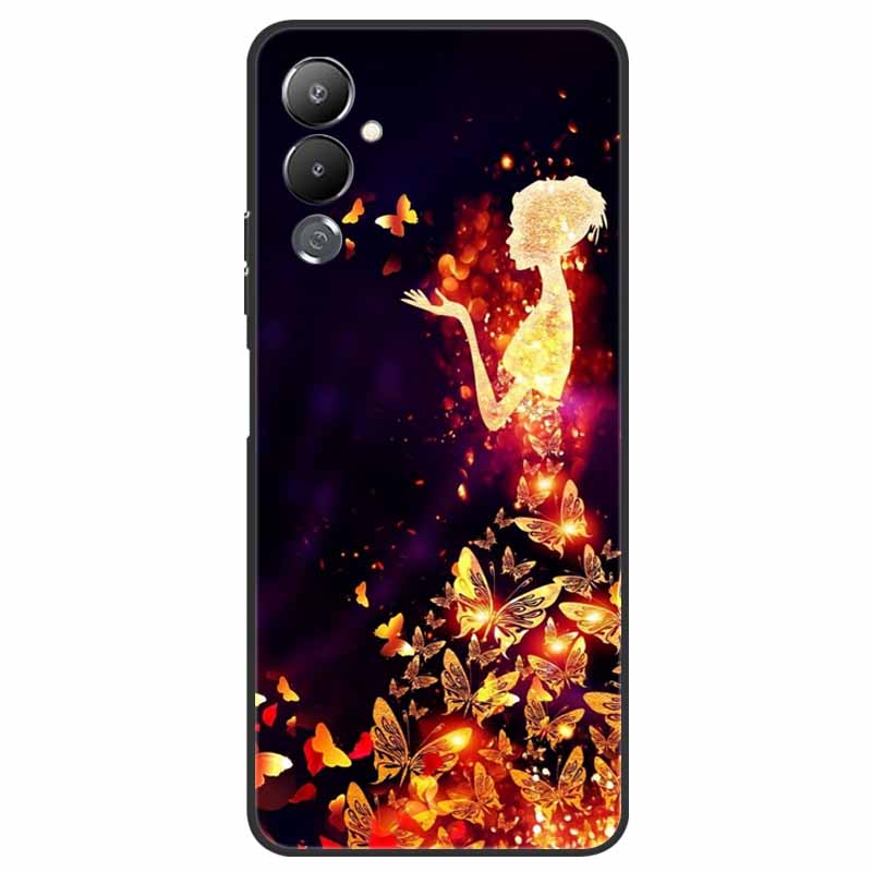 For Tecno Pova 4 Case LG7n Lovely Fashion TPU Silicone Cover for Tecno Pova 4 Phone Cases Pova4 Shockproof Soft Shell Funda Cute
