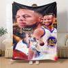 Golden State Curry Customize Text Blanket Throw Personalized Blanket Soft & Cozy Throw For Bedding Home Decor Nap Office Chair All-Season Use