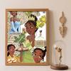 Diamond Painting 5D DIY Princess Tiana Diamond Art Kits Suitable for Adults/Beginners Creative Gift Home Decoration