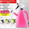 1L Capacity Pressure Spray Water Kettle Plastic Flower Sprayer Watering Can  Home Use