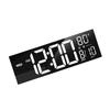 Modern LED Digital Clock 16" with RGB Lights 11 Scene Modes Big Display Dual Alarm Function and Room Temperature Feature