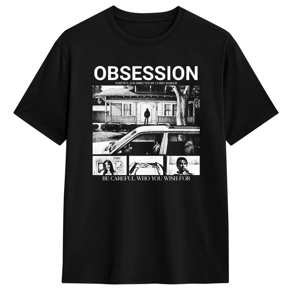 Obsession Movie 2026 T-Shirts for Men Unique Cotton Tee Shirt Round Collar Short Sleeve T Shirts Plus Size Clothes