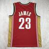 Mens Womens Basketball Jersey LeBron James Style 23 Heat Pressed Retro Sport Tank Top Cotton Blend