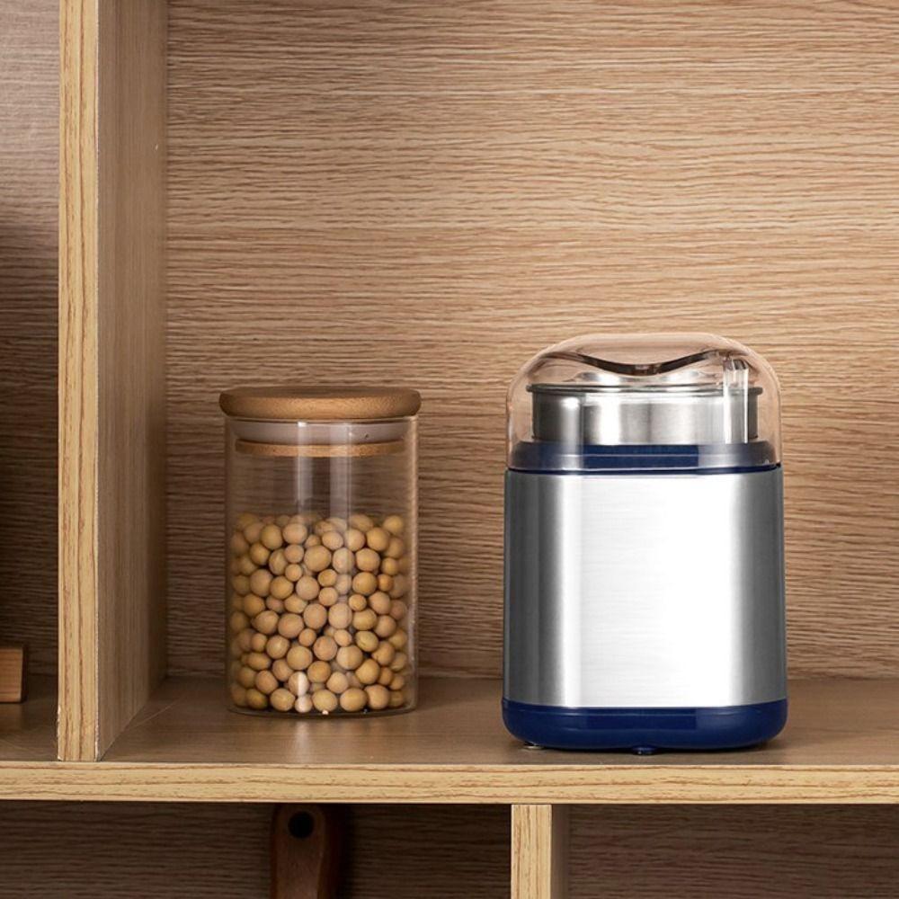 304 Stainless Steel Electric Coffee Grinder Press Type Grain Grinding Machine Bean