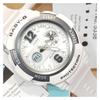 Casio BABY-G Series Vibrant Street Classic Pointer Dual Display Dial Sports Waterproof Quartz Movement Resin Strap Japanese and Korean BGA-210-7B4