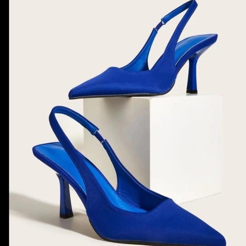 New Summer Sandals Women Platform Shoes Fashion Pointed Toe Slingback Slippers Pumps Wedding Casual Slides Women Sandals