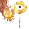 DIY Luminous Lotus Lantern Kit: Handmade Hanfu Hanging Decoration for Kids
