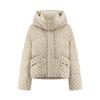 Ailiyi Women's Short Hooded Monogram Down Jacket