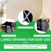 2 Grids Storage Basket Oxford Fabric Waterproof Laundry Basket with Sign Foldable Storage Bin Shoe Cover Holder for Home Office