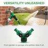 Female Thread Water Splitter Pipe Fitting Valved Splitter Y-Shaped Quick Connector  Garden