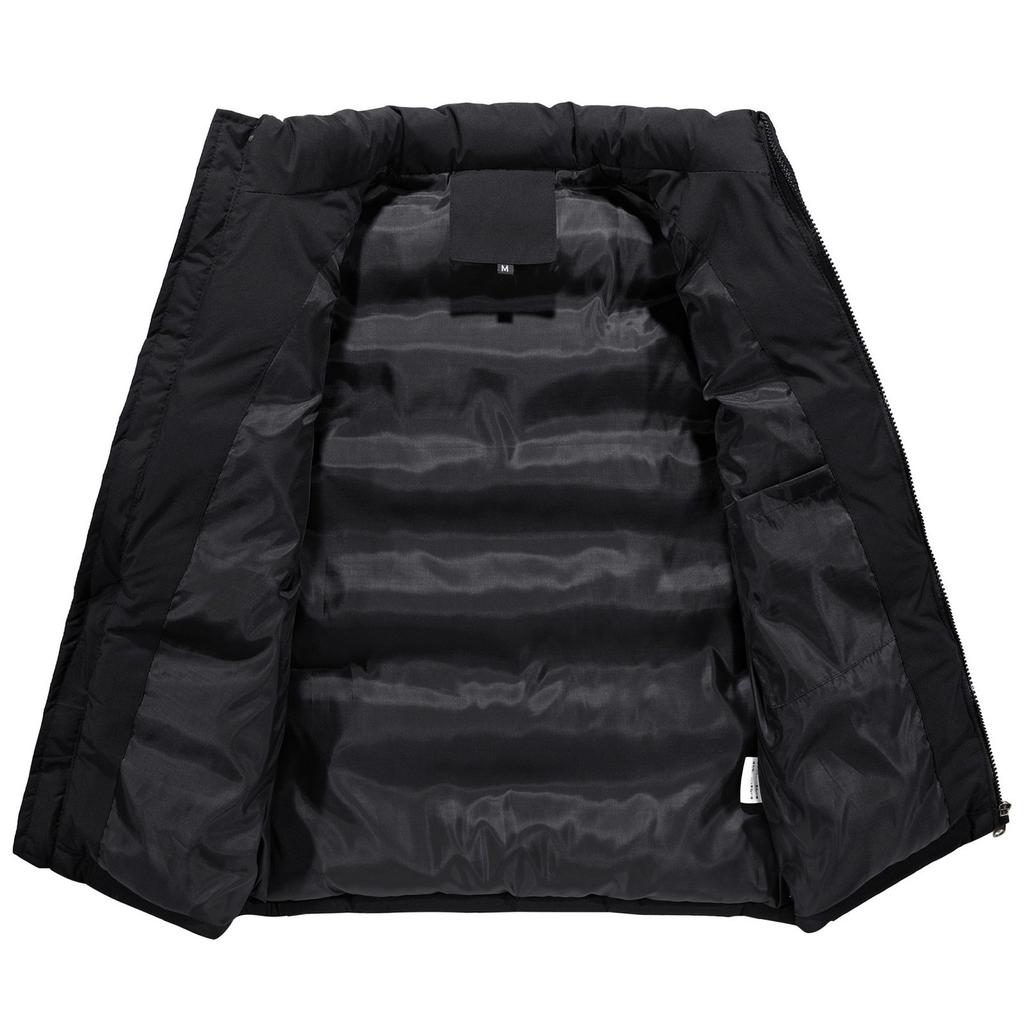 Men's /Winter Fashion Solid Colour Warm Down Cotton Zip Vest