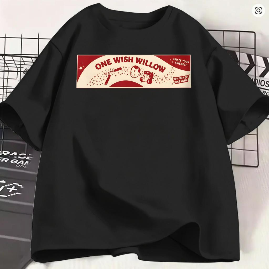 Obsession Film 2026 Baumwoll-T-Shirt Für Unisex Sommer Ein Wunsch Weide Lustige T-Shirts Rundhals Harajuku Shirts Übergröße Lässige Tops