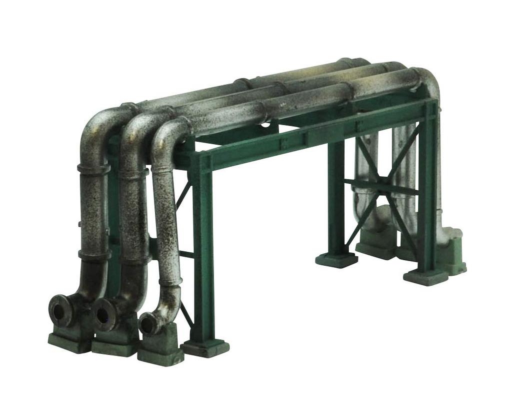 Tomytec 1/144 DioColle Combat Series DCM09 War-torn Industrial Complex B (Distillation Tower) Pre-painted Plastic Model 315605