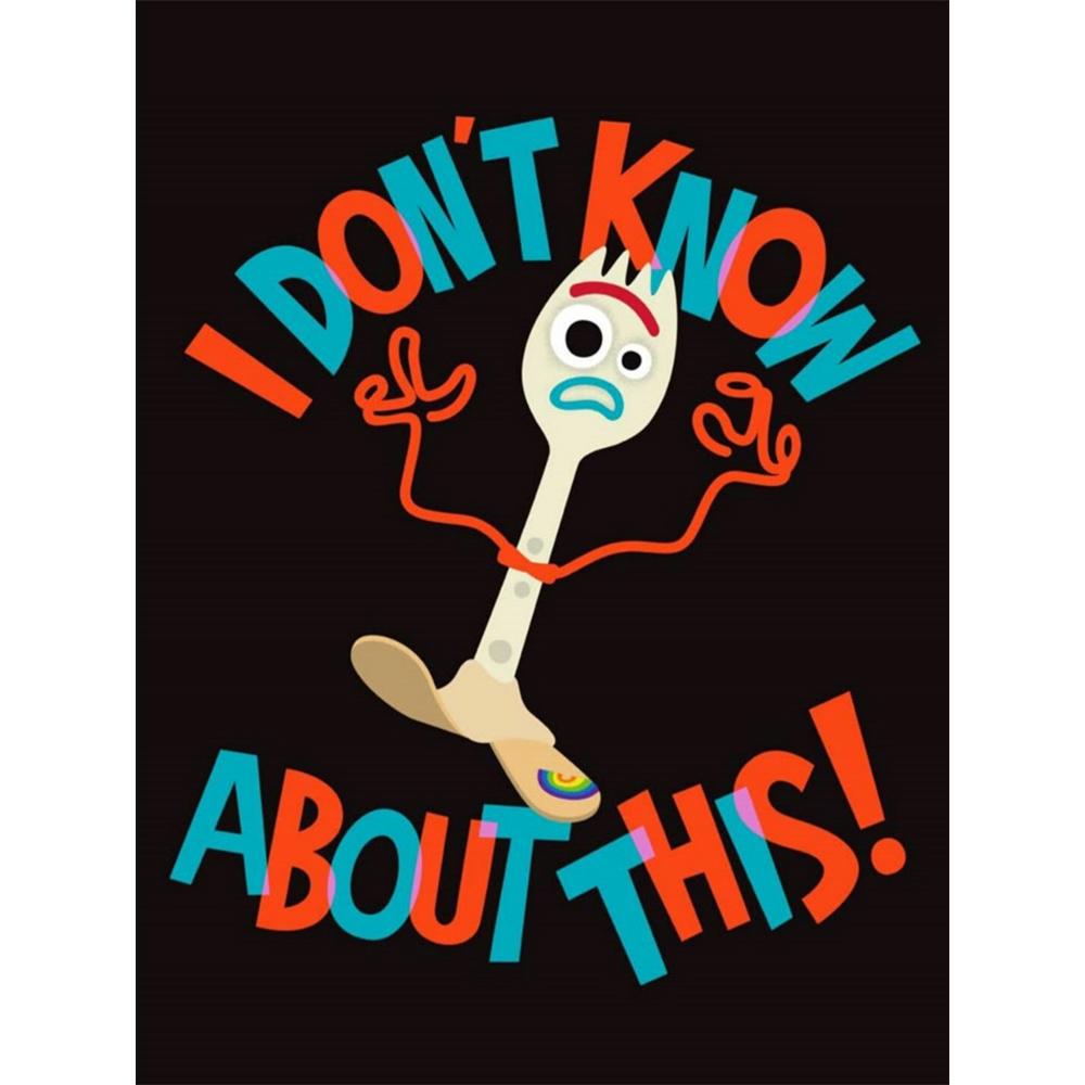 

Disney Diamond Painting Cartoon Toy Story Forky Fun Illustrations Handmade DIY Cross Stitch 5D Full Diamond Mosaic Home Room Decoration Round 20x30cm