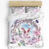 3pcs Bedding Set Easter Bunny Eggs Holiday Animal Home Textile Duvet Cover Pillow Case Boy Kid Teen Girl Bedding Covers Set