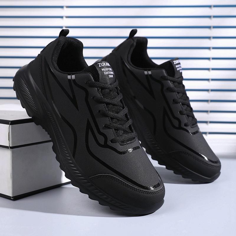 Mesh Breathable Sneakers Autumn Shock Absorption, Light and Comfortable Soft-soled Casual Running Shoes, Black ******** Rope Running Shoes
