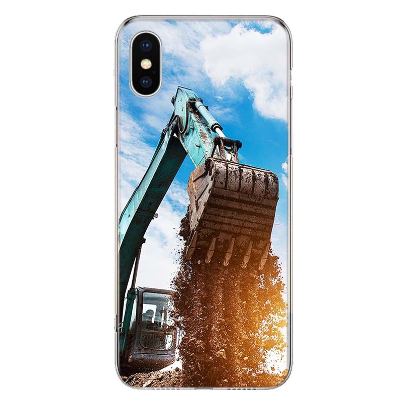 

Чехол для телефона «Экскаваторная техника, бульдозер, человек» для Apple iPhone 11 12 13 14 Pro 7 XR X XS Max 6 6S 8 Plus + Mini 5 SE iPhone 7 Plus