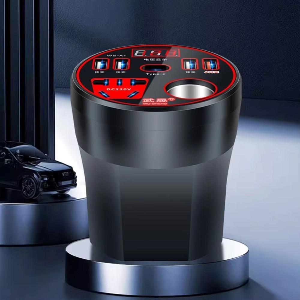High Power Car Inverter 12V/24V To 220V Car Power Converter Multifunction Power Adapter