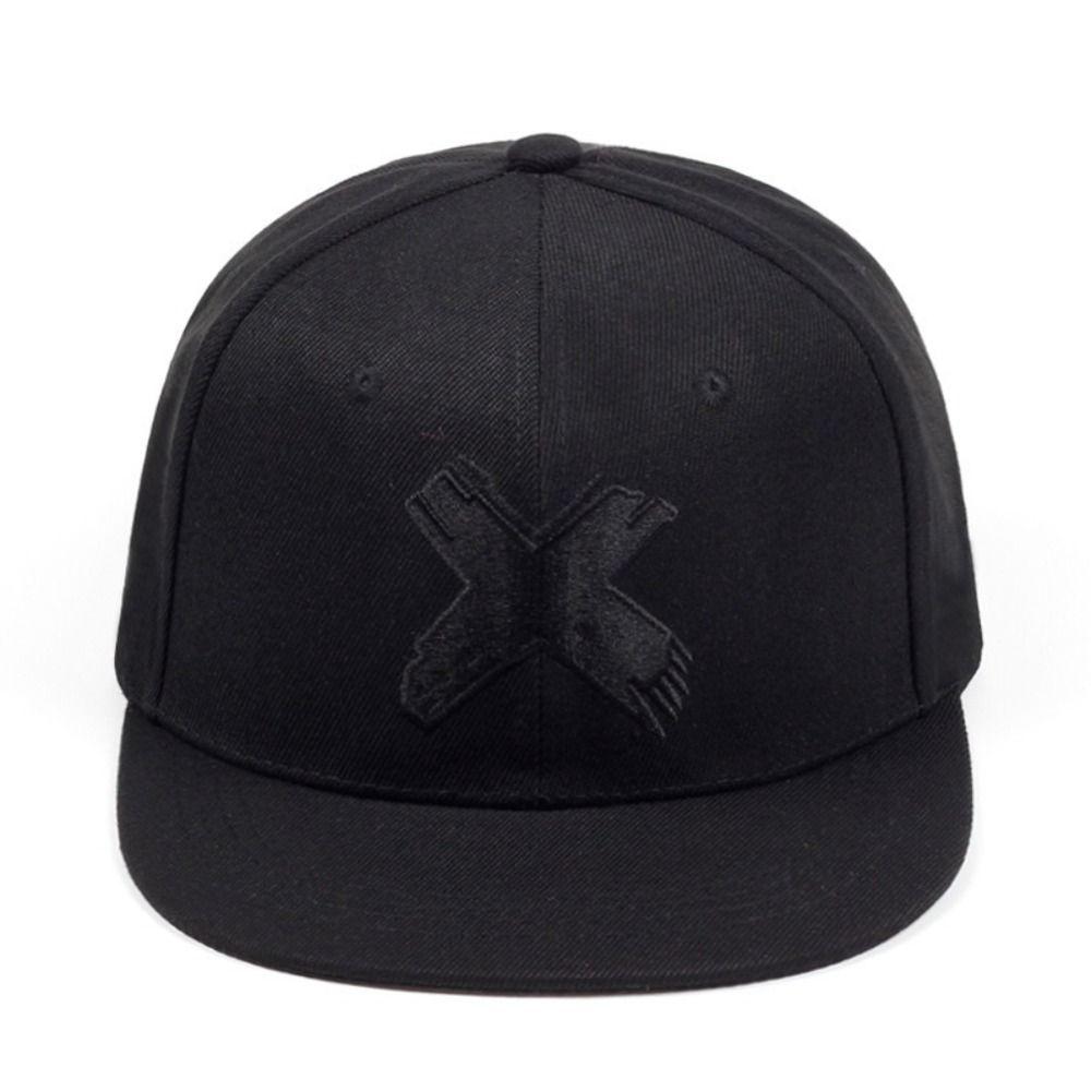 X Embroidery Hip-hop Hats Polyester Snapback Baseball Hat Trend Baseball Caps  Spring Autumn