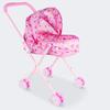 Children's Simulation Stroller Toy - Pretend Play Iron Rod Design for Girls