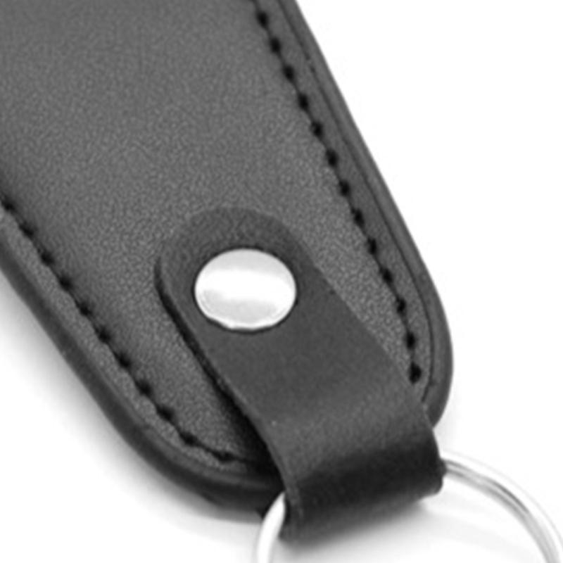 Stainless Steel Shoe Horn With Leather Strap and Keychain Compact Portable Design For Travel Kids Elderly Footwear Aid