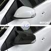 Autozubehör Piano Black Tuning Auto Sport Fledermaus Design RS Seitenfledermaus Design Spiegelabdeckung für Renault Fluance für 2010-2016