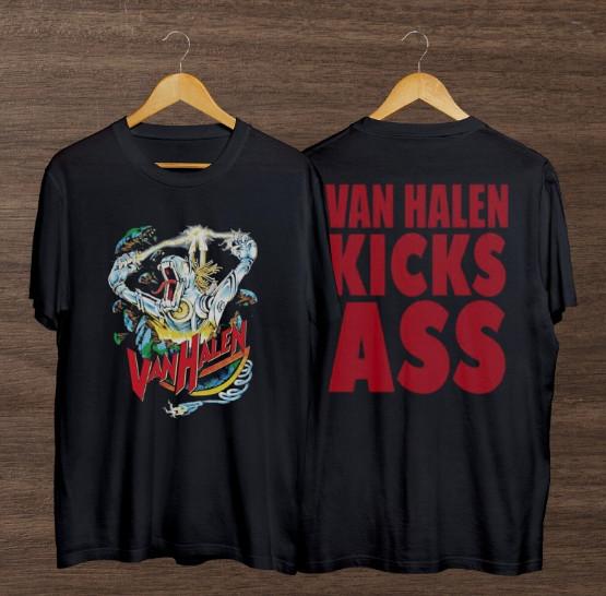 

Van Halen Kicks A Robot Dinosaur T-Shirt 3XL