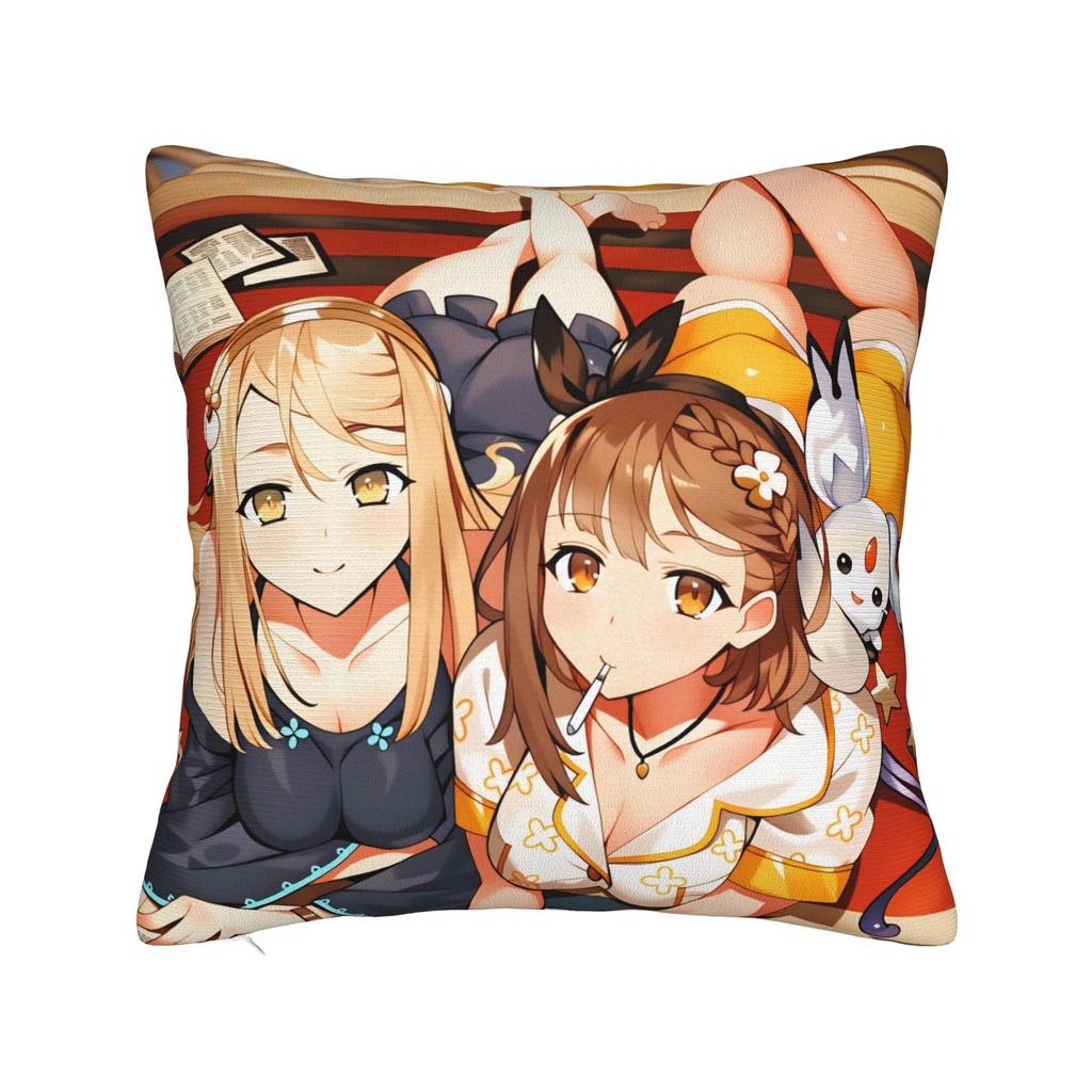 Game Atelier Ryza Pillow Cover  Cute Funny Pillow Case For Sofa Home Decor Print Cushion Cover Gift