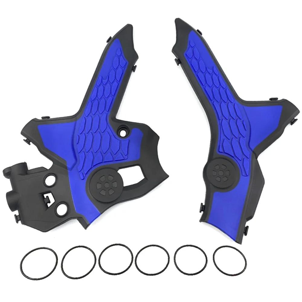 

New Left and Right Side 2025-2025 for CRF250L CRF300L / Rally /ABS Grip Frame Guard Protection Covers синій