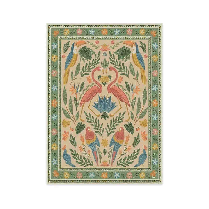 Felpudo Vintage Marroquí Turco Antideslizante Alfombra Bohemia para Cocina Baño Jardín Decoración Alfombra Oriental Tradicional